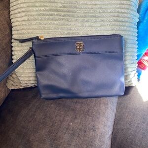 Tommy Hilfiger Navy Wristlet
